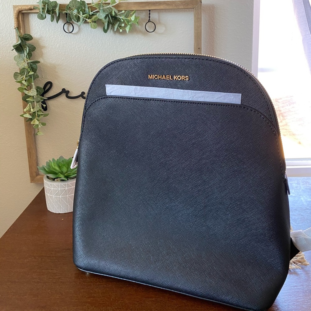Micheal Kors Emmy Black Backpack